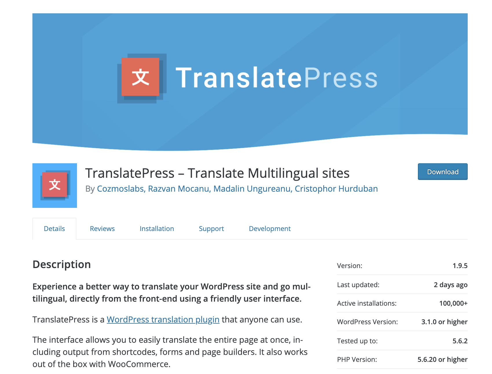 TranslatePress plugin for multilingual SEO