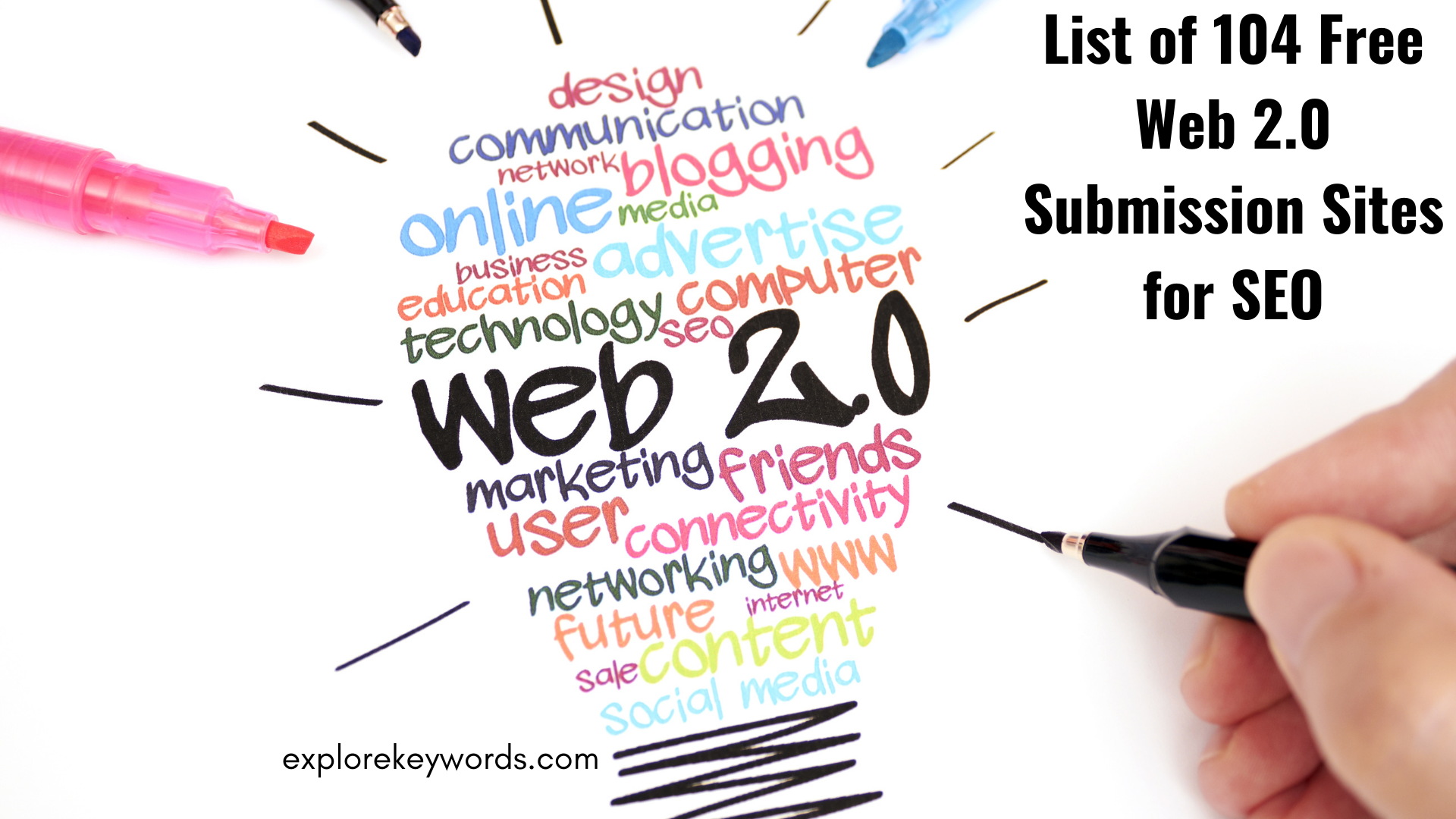 List of 104 Free Web 2.0 Submission Sites for SEO