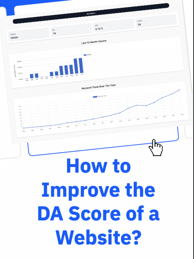 How to Improve the DA Score of a Website?