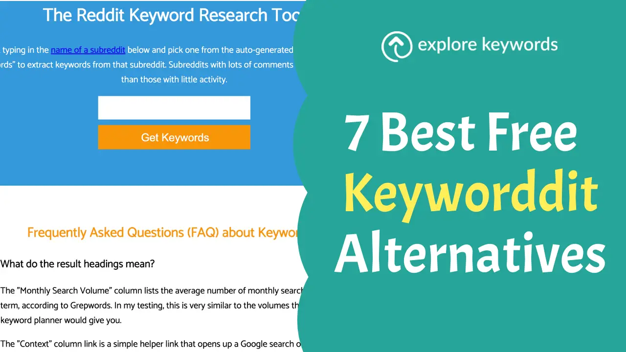 7 Best Free Keyworddit Alternatives
