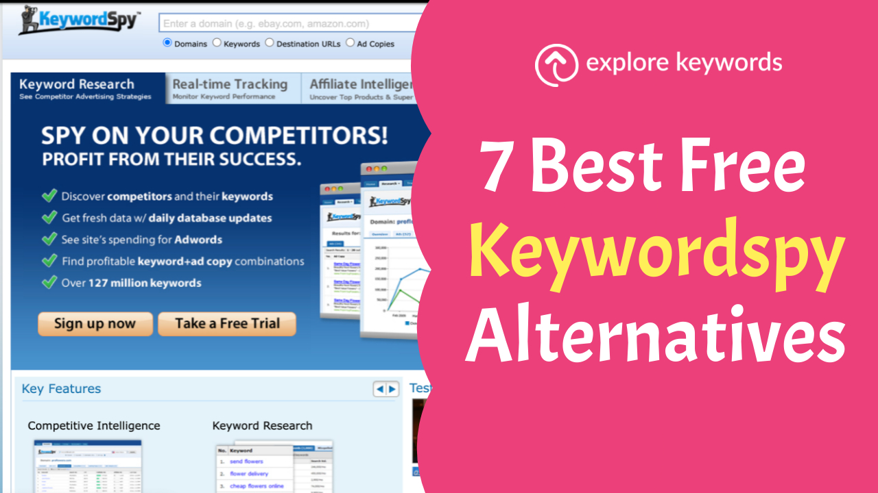 7 Best Free Keywordspy Alternatives