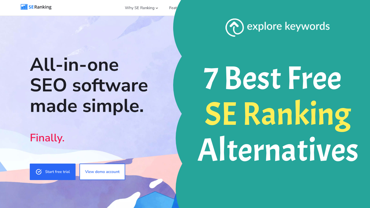 7 Best Free SE Ranking Alternatives